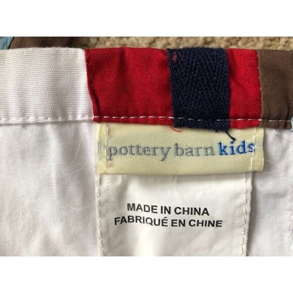 LOT of 2 Pottery Barn Kids Valances Boys Baseball Football Soccer Basketball - Picture 3 of 3